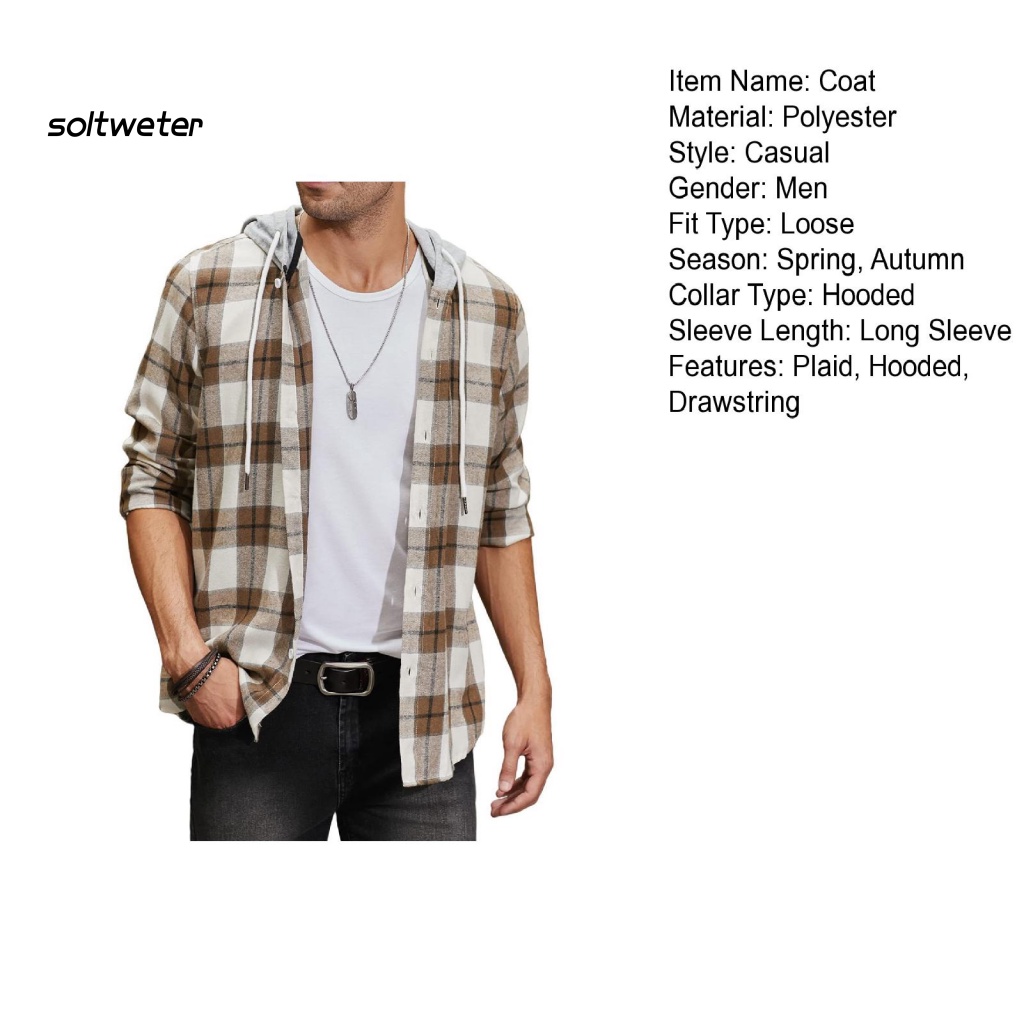 Áo Khoác Hoodie Nỉ Tay Dài Dáng Rộng In Caro Phối Dây Rút Thời Trang Thu Đông Cho Nữ