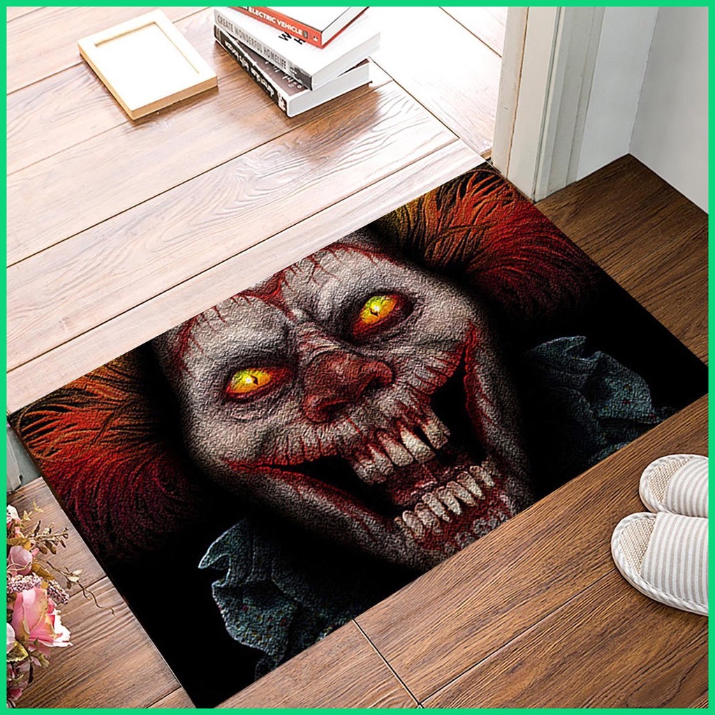 Thảm Trải Sàn Họa Tiết Kinh Dị Chống Trượt Cho Phòng Khách / Văn Phòng
