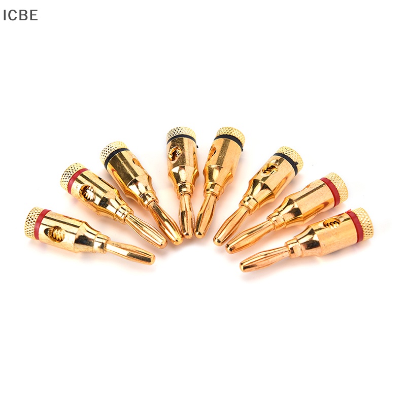 Set 8 Đầu Nối Chuối Mạ Vàng Chuyên Dụng Cho Loa