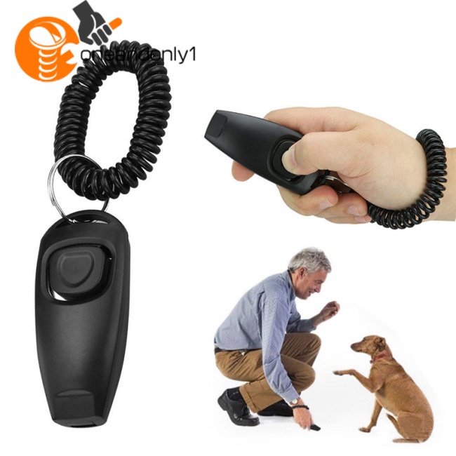 Còi Huấn Luyện Thú Cưng 2 Trong 1 Màu Đen