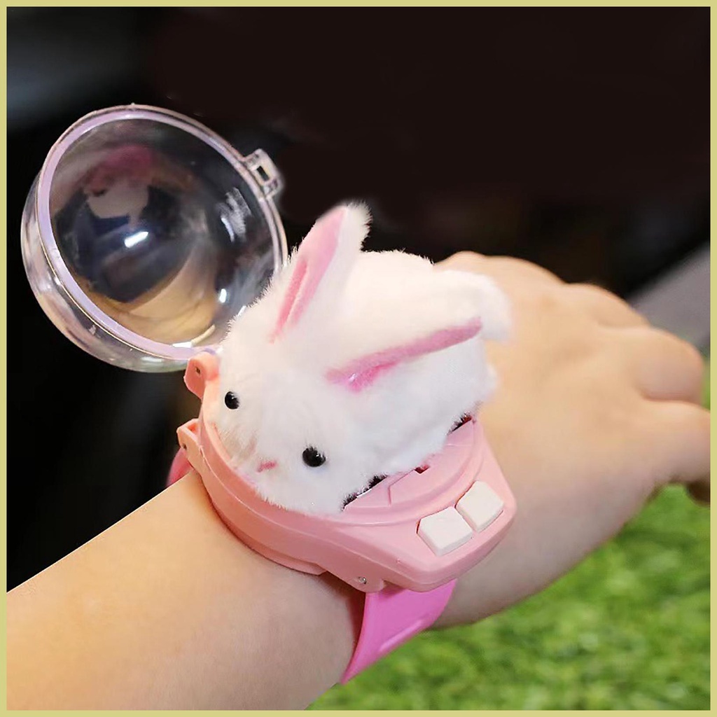 Đồng Hồ Đeo Tay Điện Tử Hình Xe Hơi Điều Khiển Từ Xa 2.4Ghz Sạc USB Hình Thỏ Bông Có Thể Tháo Rời Cho Trẻ Em