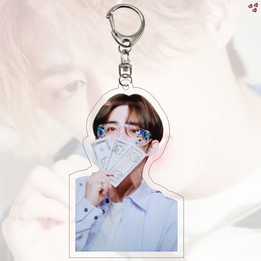 1 Móc Chìa Khóa Acrylic Hình Nhóm Nhạc SEVENTEEN JEONGHAN JOSHUA