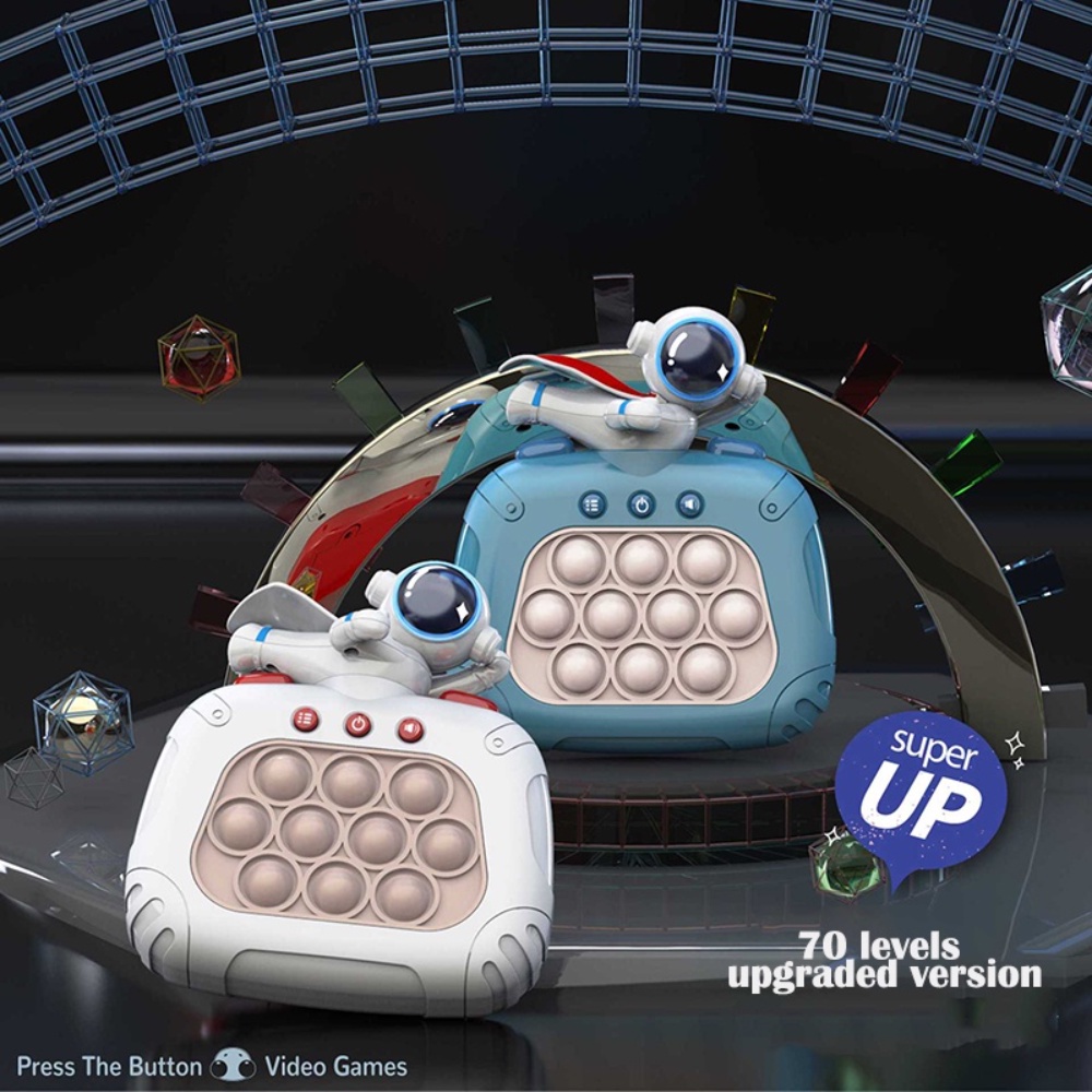 Máy Chơi Game Nhấn Tay Nhanh Chóng Hình Phi Hành Gia Phiên Bản Nâng Cấp Tốc Độ Điện Tử Dành Cho Trẻ Em
