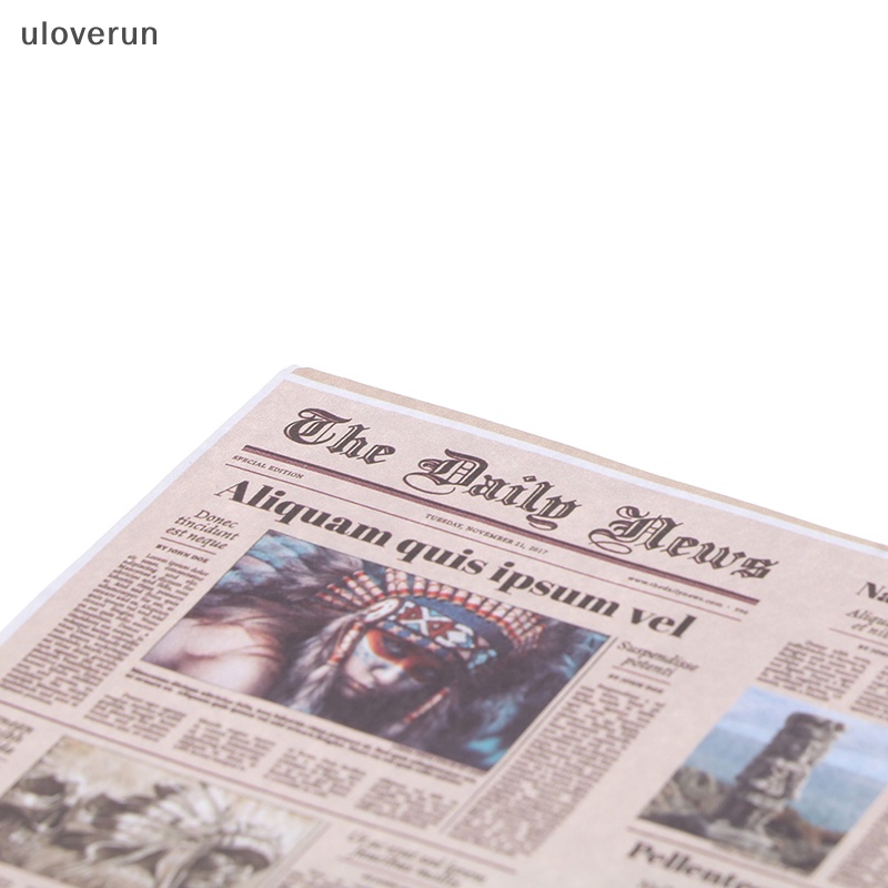 Set 8 Mô Hình Tờ Báo Tỉ Lệ 1: 12 Dùng Để Trang Trí Nhà Búp Bê