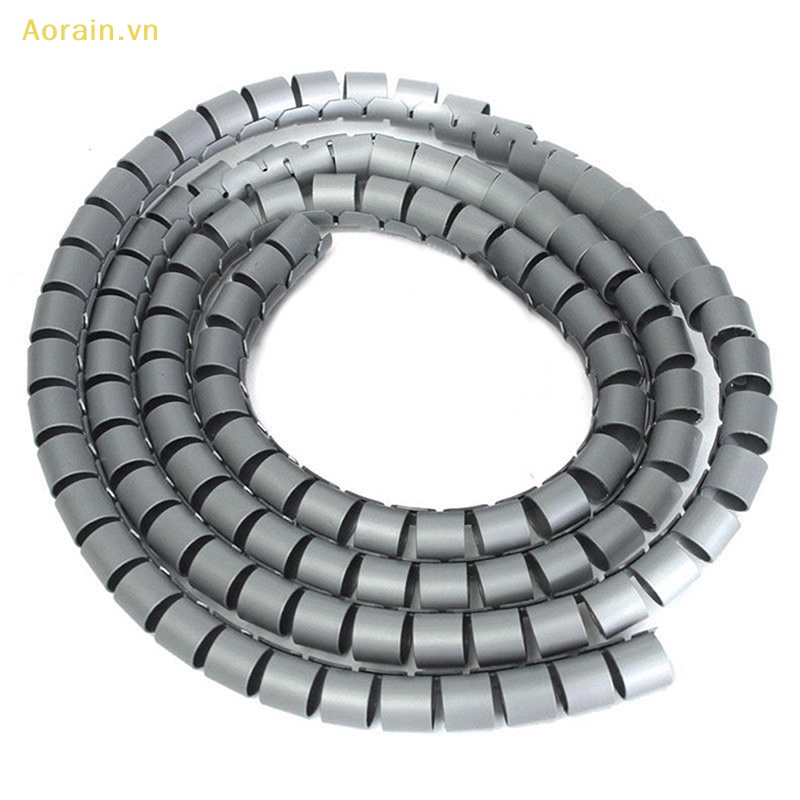 Cuộn Dây Quấn Dây Cáp Hình Xoắn Ốc Dài 1m 10 / 25mm Gọn Gàng Tiện Dụng Ống Bọc Bảo Vệ Dây Cáp Hình Xoắn Ốc Linh Hoạt Tái Sử Dụng Được