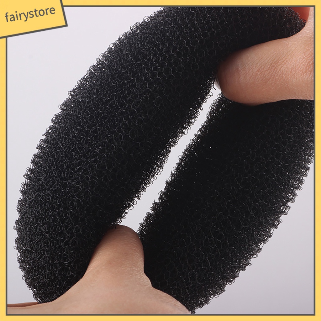 Set 10 Dây Buộc Tóc Co Giãn Mềm Mại Màu Trơn Tiện Dụng