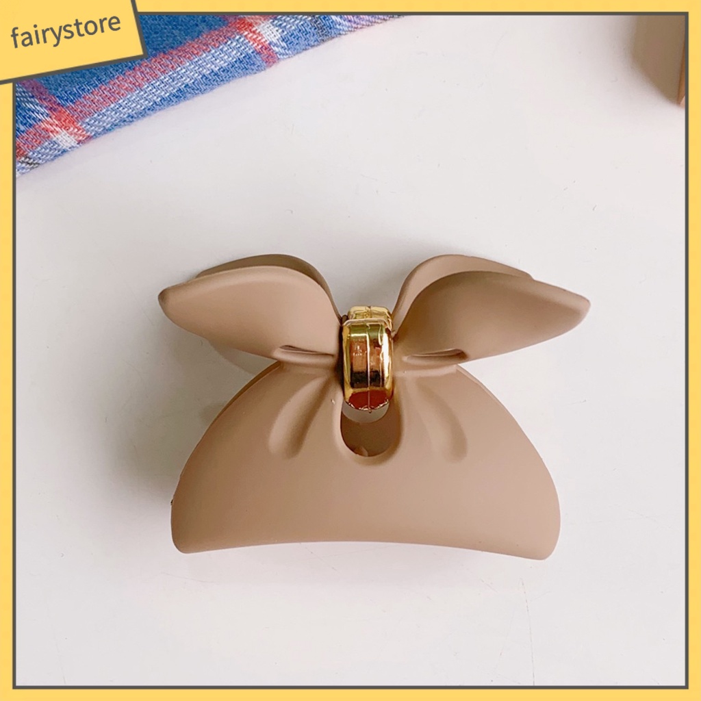 Kẹp Tóc Màu Trơn Chống Trượt Nhiều Hình Dạng Dùng Tại Nhà