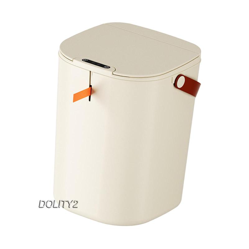 [Dolity2] Thùng Rác Cảm Ứng Thông Minh 20L Không Cần Chạm Có Nắp Cho Nhà Bếp