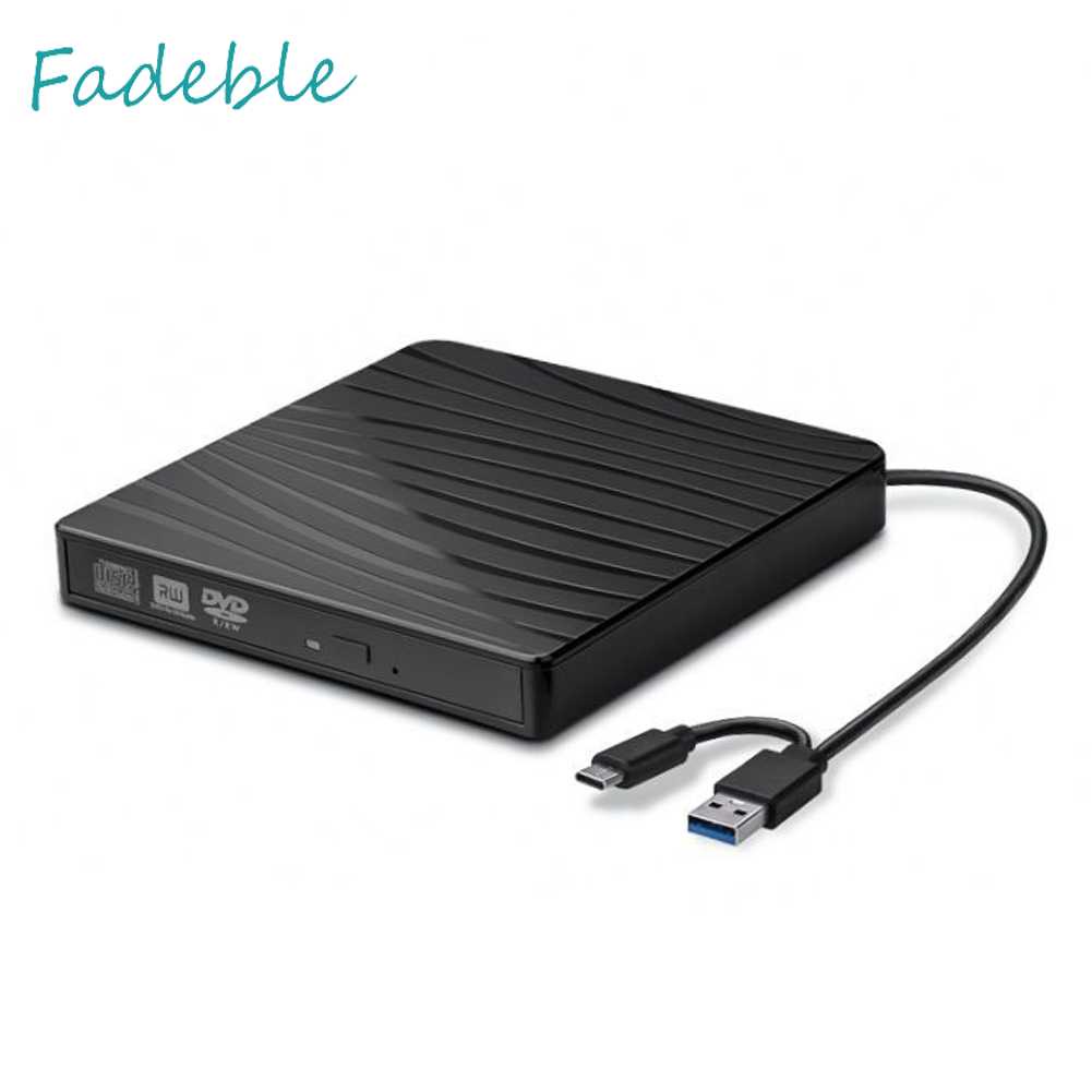 Ổ Đĩa Quang Ngoài USB 3.0 Type-C DVD Cho Laptop Notebook