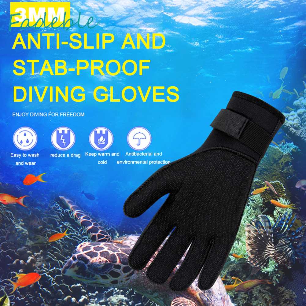 Găng Tay Thể Thao Neoprene Co Giãn Thoải Mái Khi Bơi Lội