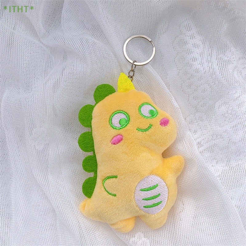 1 Móc Khóa Hình Khủng Long Đang Cười Nhồi Bông Đáng Yêu Mới