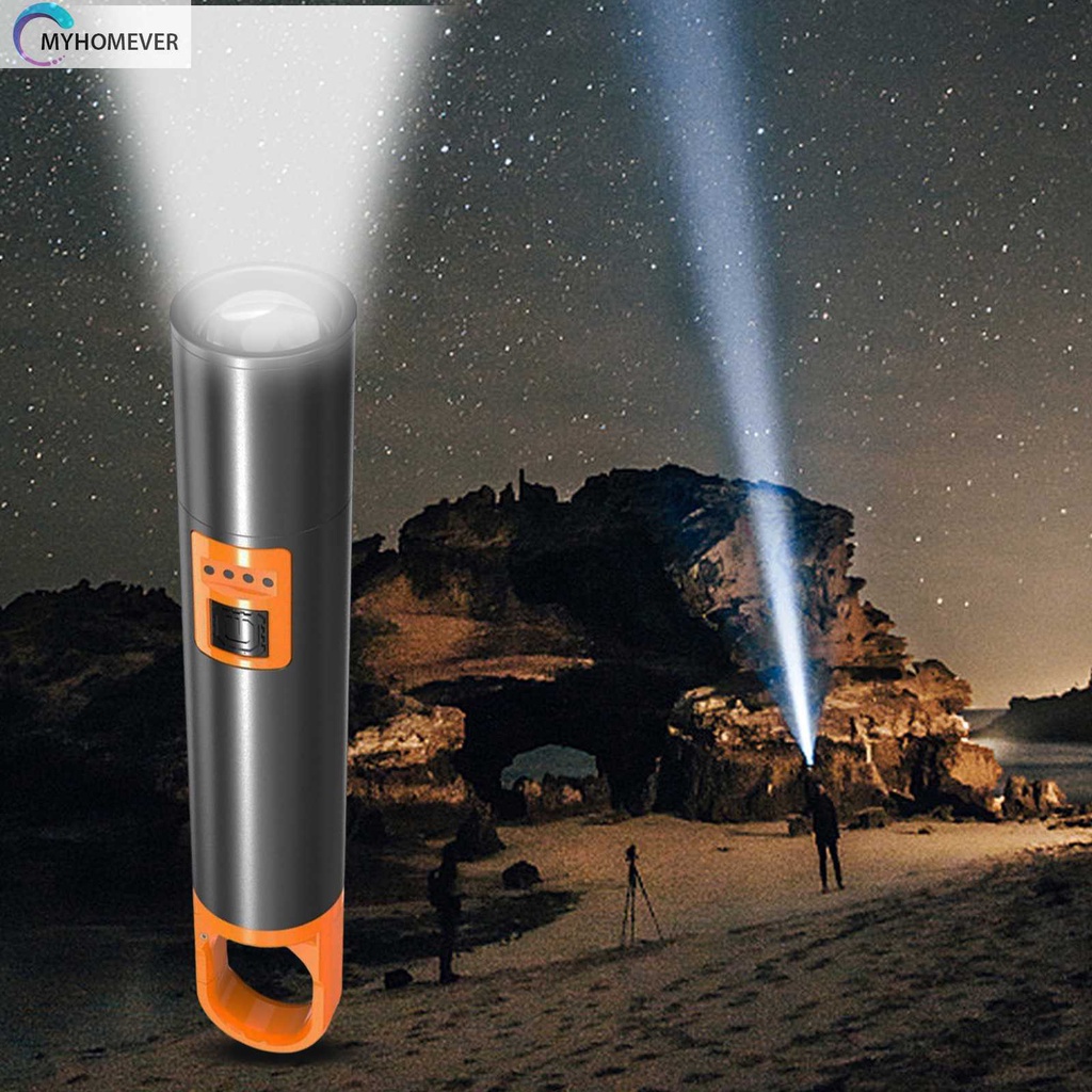 Móc Khóa Đèn Pin Mini USB Type-C 3 Chế Độ Tiện Dụng