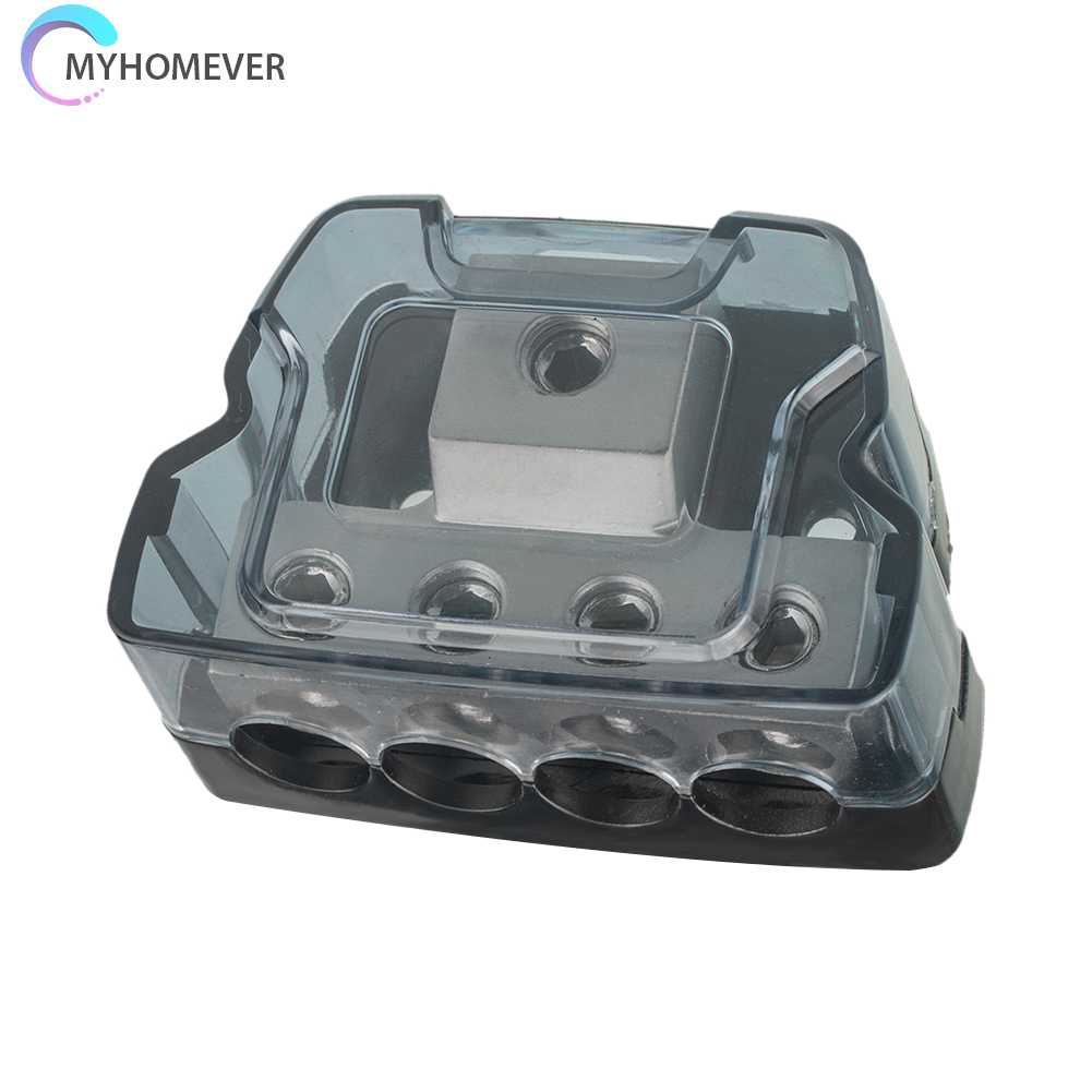 Khối Phân Phối Nguồn 4 Chiều 0GA Vào Tới 4GA Cho Âm Thanh Stereo Trên Xe Hơi