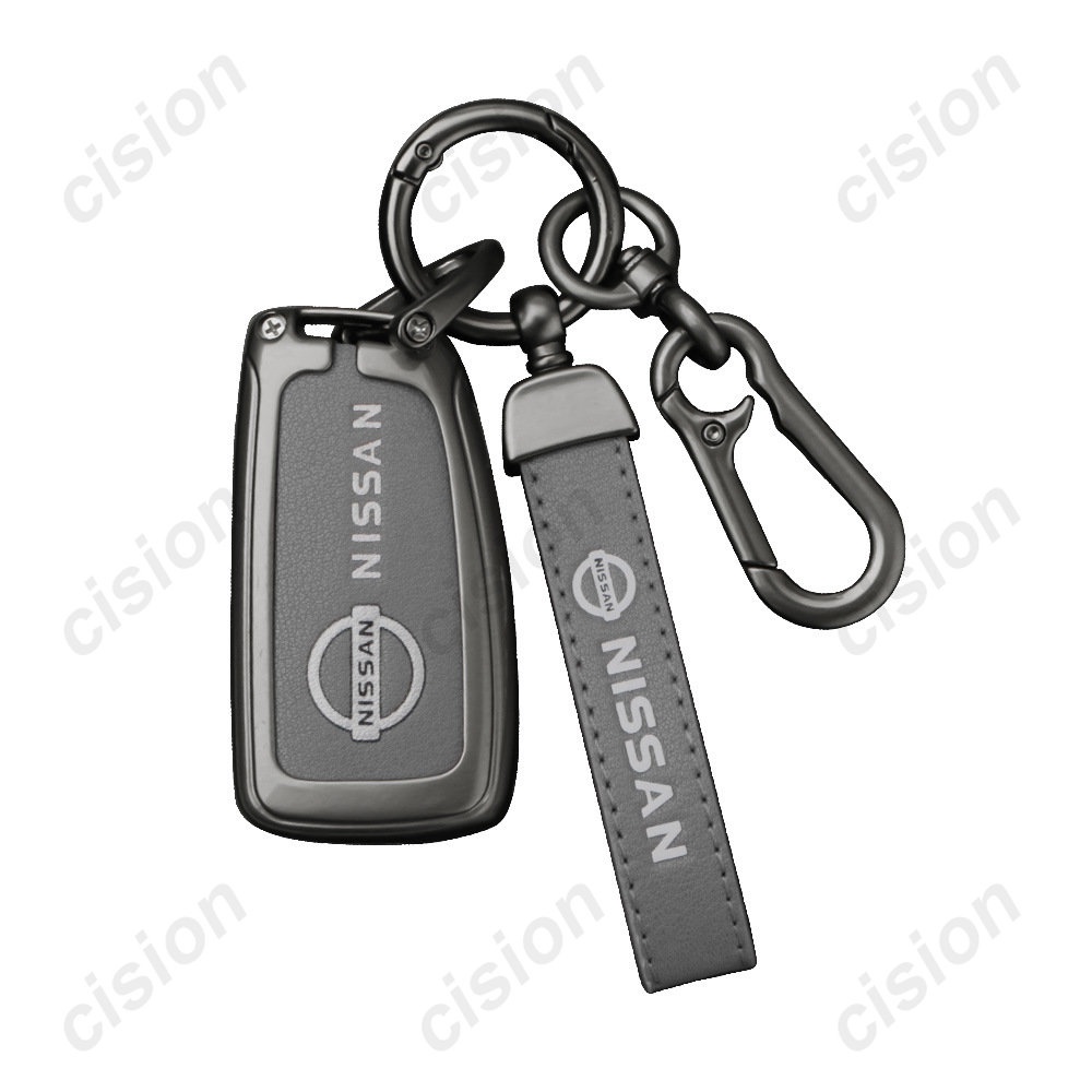 Vỏ Da Hợp Kim Kẽm Cao Cấp Bảo Vệ Chìa Khóa Xe Hơi Nissan Micra X-trail Sylphy Sentra Tiida Juke Versa Almera Sunny Grand Livina Note Pulsar Maxima Altima