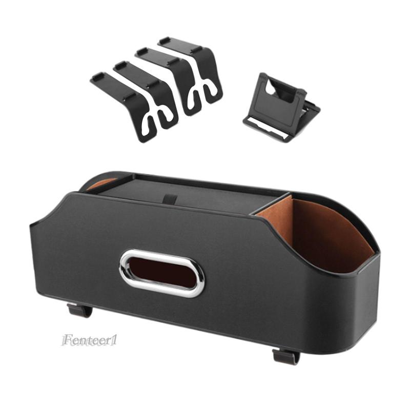 [Fenteer1] Túi Đựng Đồ Treo Sau Lưng Ghế Ô Tô Màu Đen Dành Cho Người Lớn