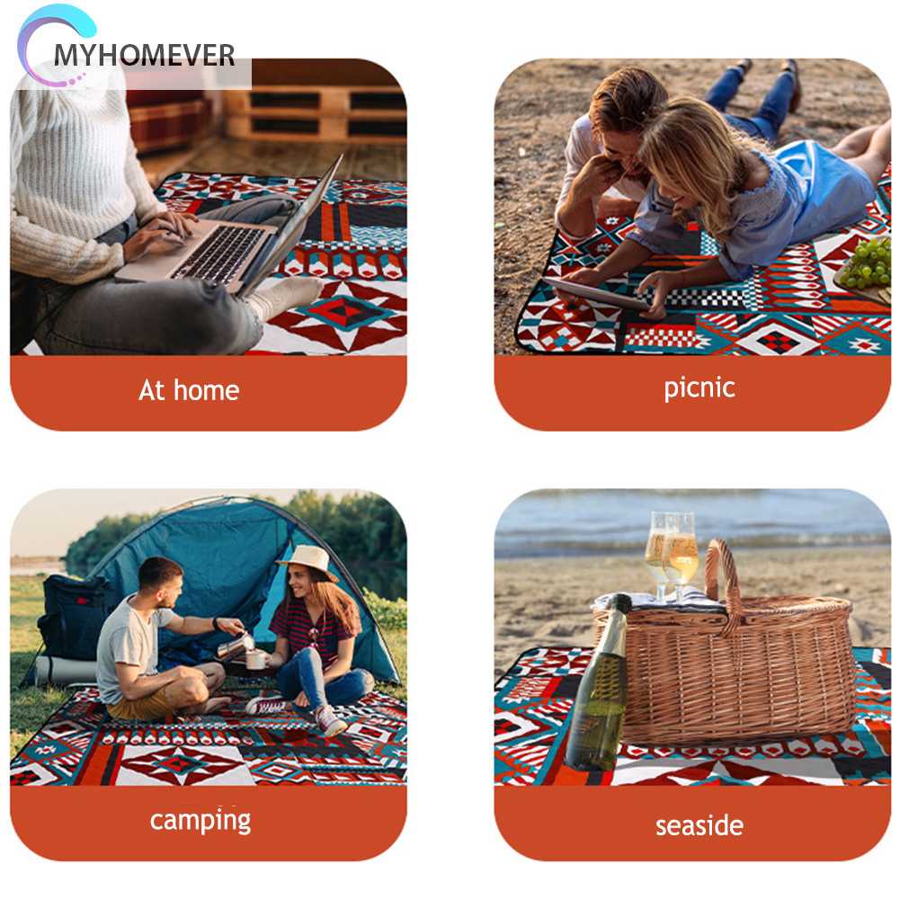 Thảm Trải Chống Thấm Nước Có Thể Gấp Lại Để Đi Cắm Trại Tiện Dụng