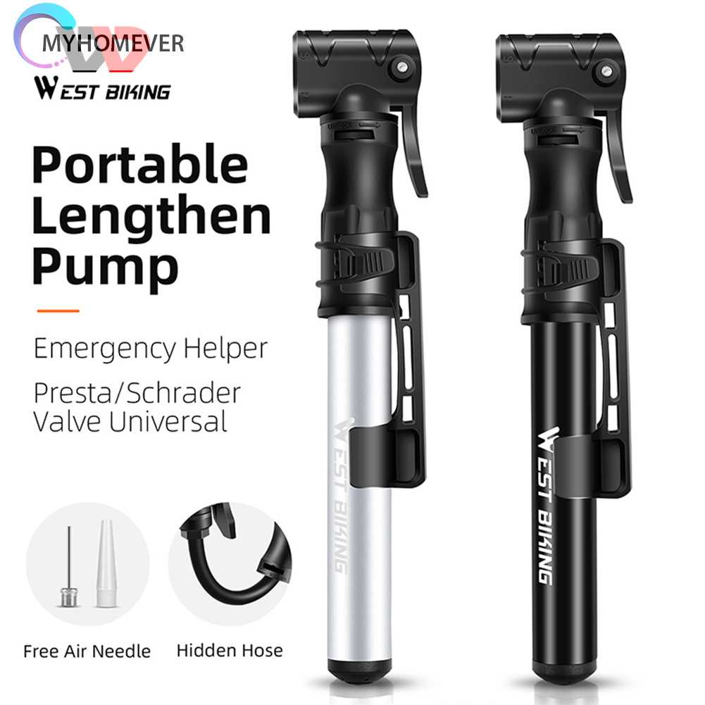 Ống Bơm Hơi Lốp Xe Đạp Thiết Kế Nhỏ Gọn Tiện Dụng