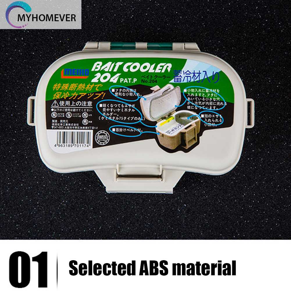 Hộp Đựng Mồi Câu Cá Hai Tầng Kèm Nhíp Gắp Tiện Dụng