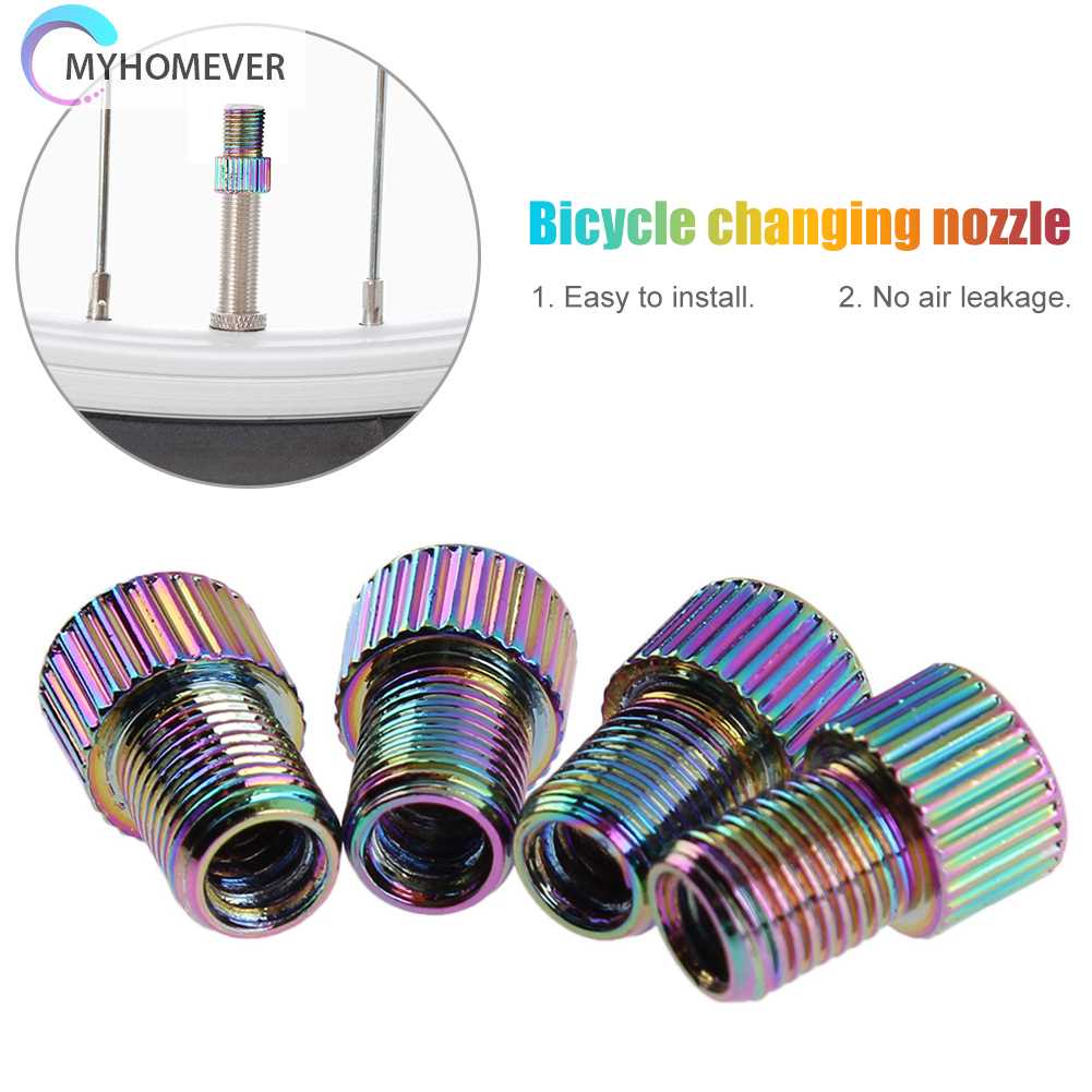 Set 4 Đầu Nối Van Bánh Xe Đạp