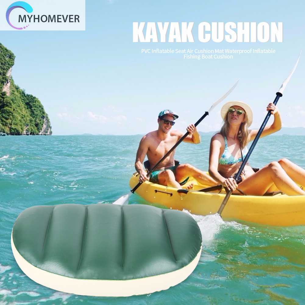 Đệm Ngồi Bơm Hơi Bằng PVC Bền Dành Cho Thuyền Kayak / Câu Cá