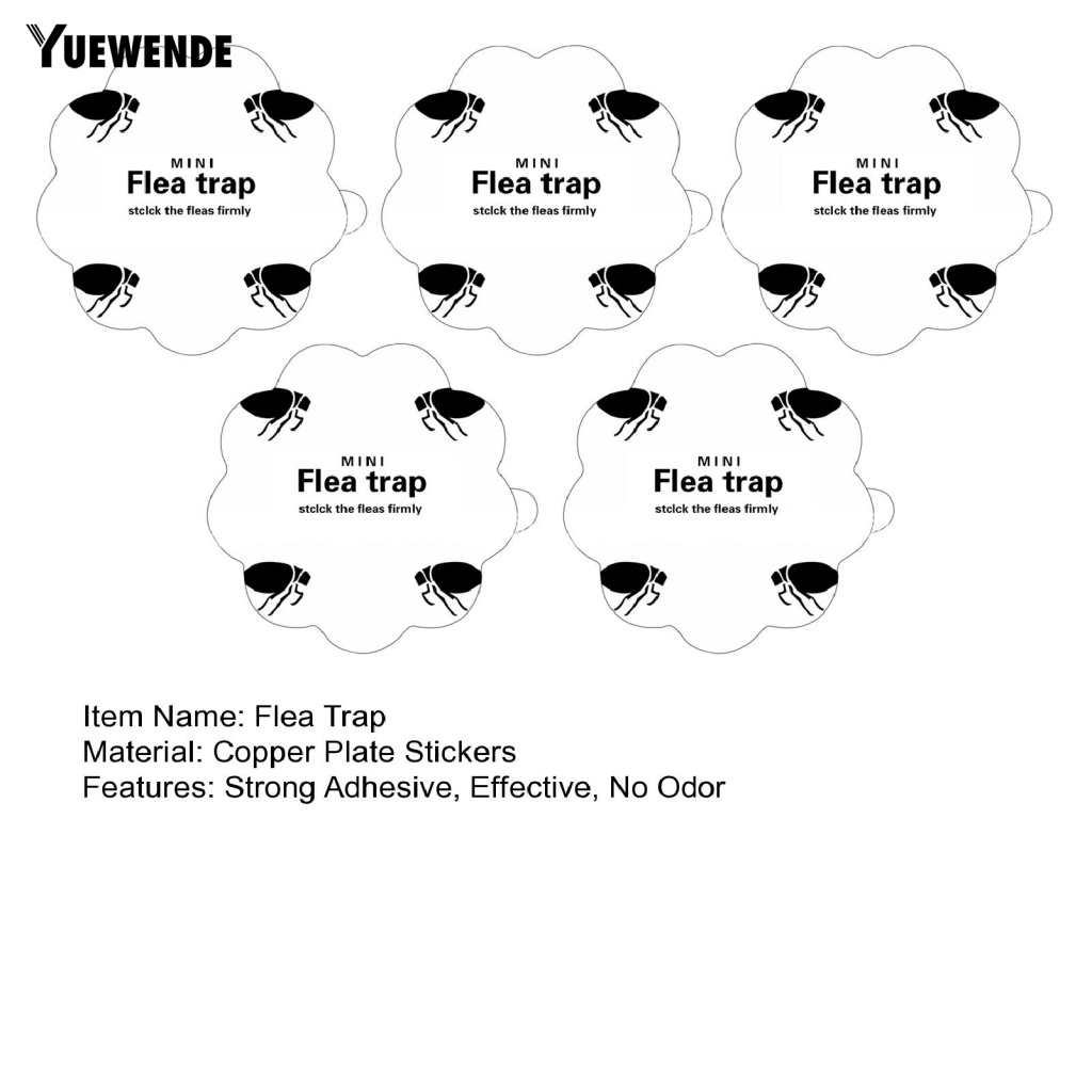 5 Giấy Lót Bẫy Bọ Chét Hình Tròn Tiện Dụng