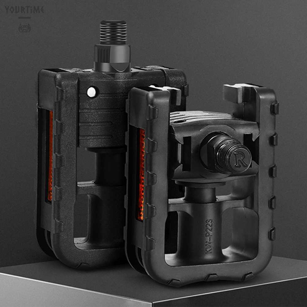 Bàn Đạp Xe Đạp Leo Núi Gấp Gọn Chống Trượt Kèm Phản Quang Chuyên Dùng