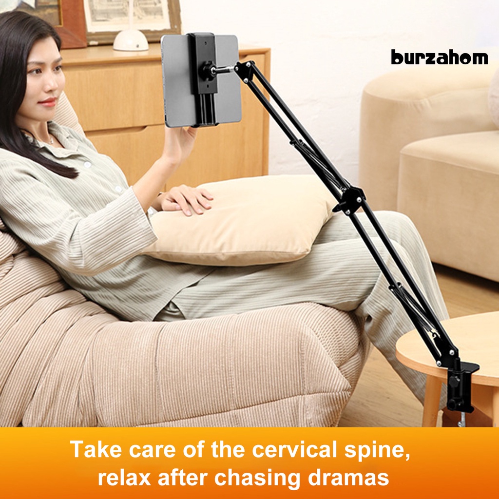 Giá Đỡ Điện Thoại [BU] Thiết Kế Kẹp Dài Xoay 360 Độ Để Bàn Tiện Lợi