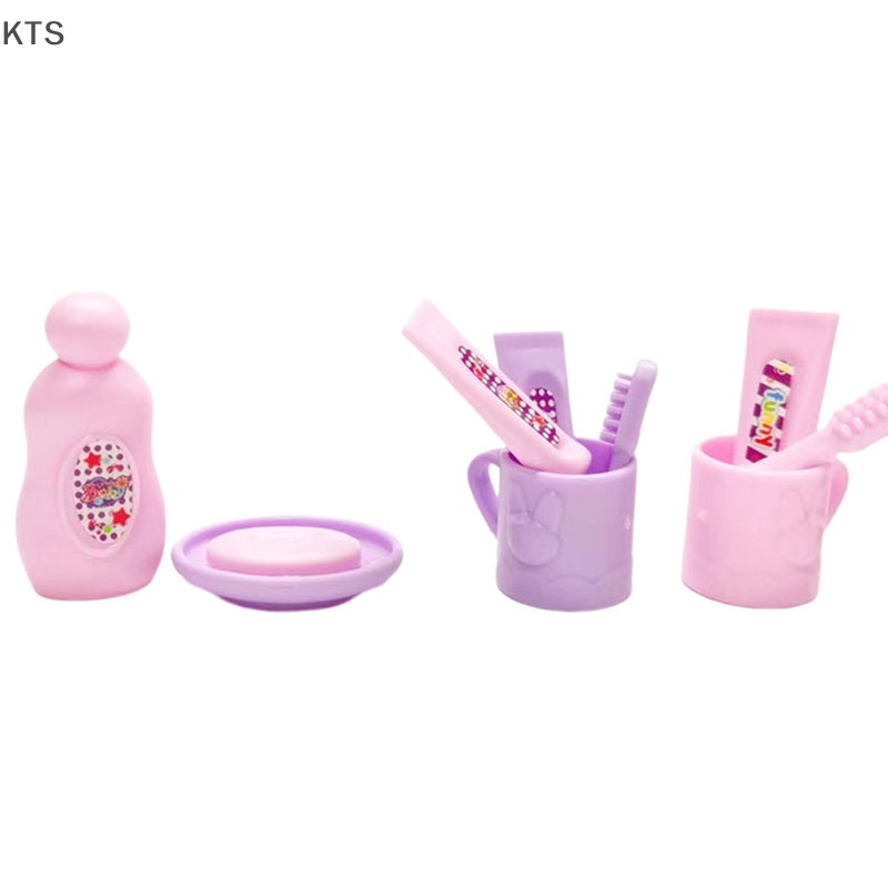 Set 11 Dụng Cụ Trang Điểm Nhà Búp Bê Xinh Xắn