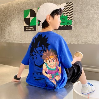 Mới Áo Thun Baby Tee 100% Cotton Tay Ngắn Cổ Tròn In Họa Tiết Dành Cho Trẻ Em 2-14 Tuổi