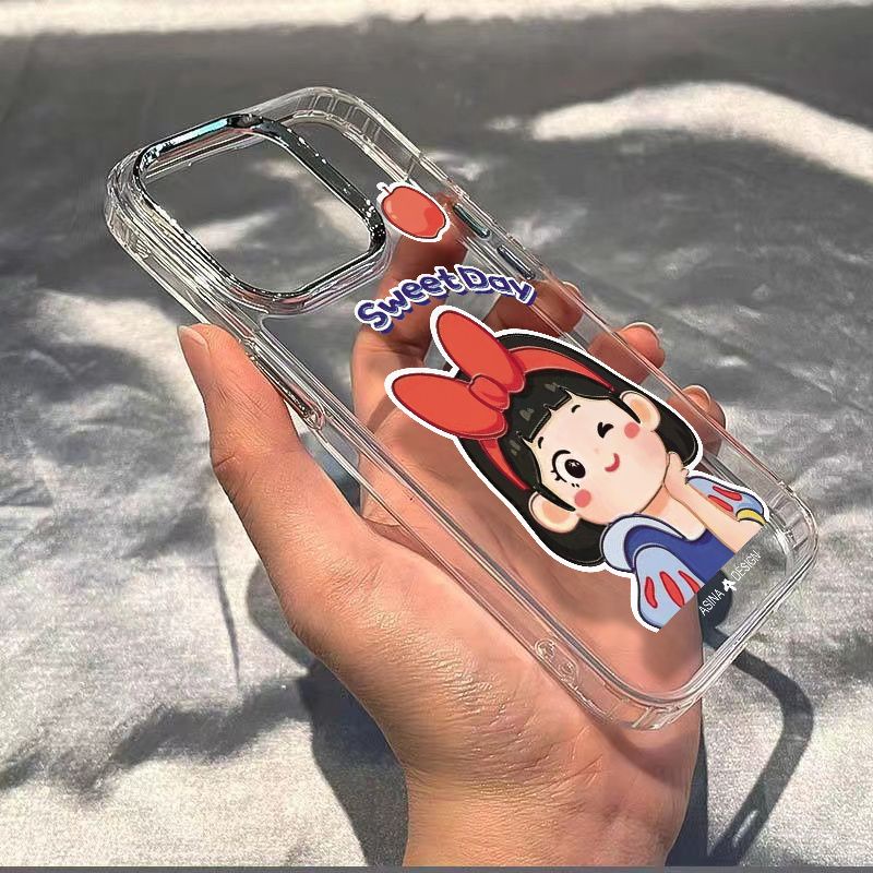 ✅Ốp Điện Thoại Mềm Chống Sốc Họa Tiết Bạch Tuyết 8 Kiểu Đơn Giản Cho Iphone 7max 1213In 1114pro plus