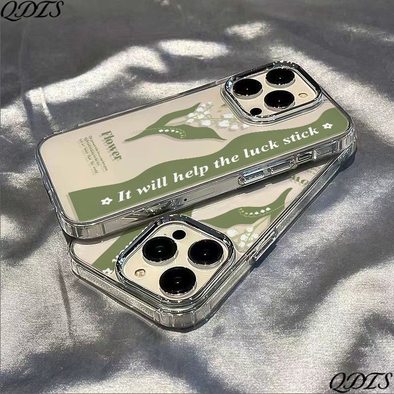 ✅Ốp Điện Thoại Dẻo Họa Tiết Hoa Lily Đơn Giản Thời Trang Chống Sốc Cho Iphone12 14pro8 / xs Apple 11 7 KW2Q 13