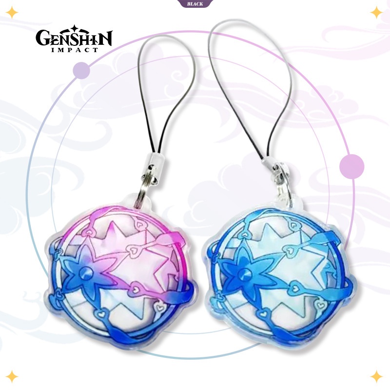 Móc Khóa Acrylic Hình Game Genshin Va Chạm Liên Kết Fate Acauaint Fate Primogem Cho Người Hâm Mộ Cosplay