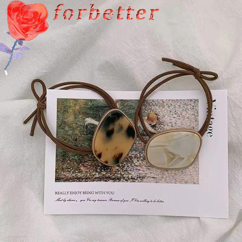 Dây Buộc Tóc Co Giãn Phong Cách Pháp Cổ Điển Sang Trọng Cho Nữ