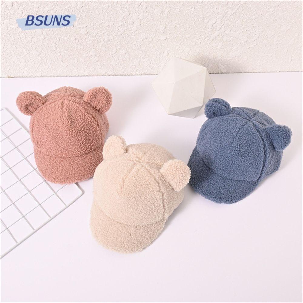 Mũ Lưỡi Trai Vải Cashmere Ấm Áp Kiểu Mới Cho Bé Từ 2-9 Tuổi