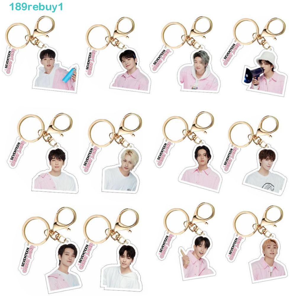 Móc Khóa Acrylic Hình Nhóm Nhạc Seventeen REBUY1