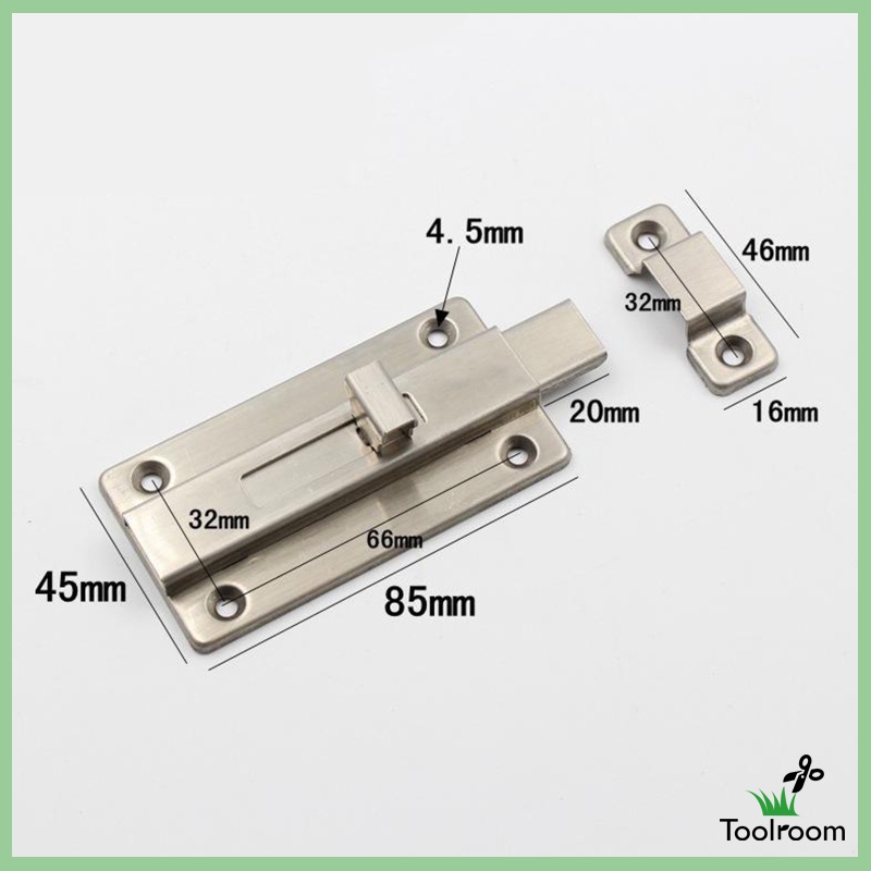 Chốt Khóa Cửa An Toàn Chịu Tải Nặng Kèm Ốc Vít