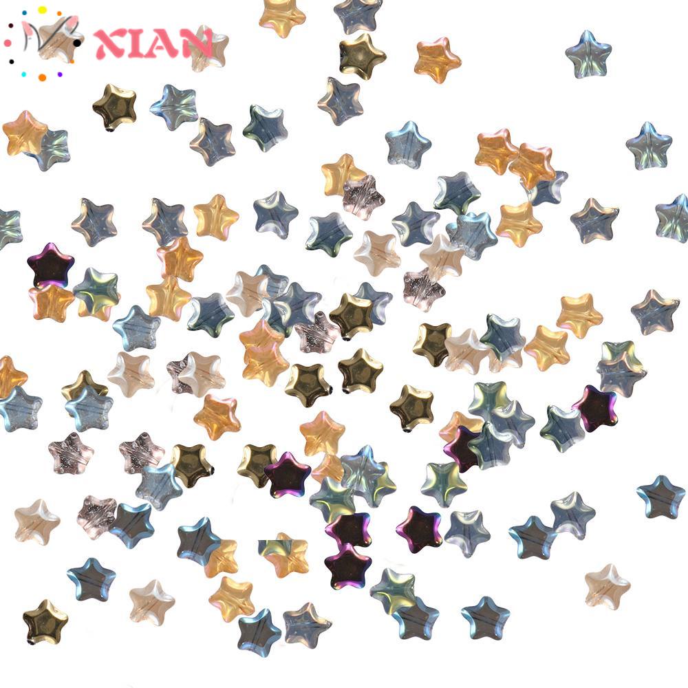 Bộ 200 Hạt XIANTIN Hình Ngôi Sao Dùng Làm Trang Sức Thủ Công