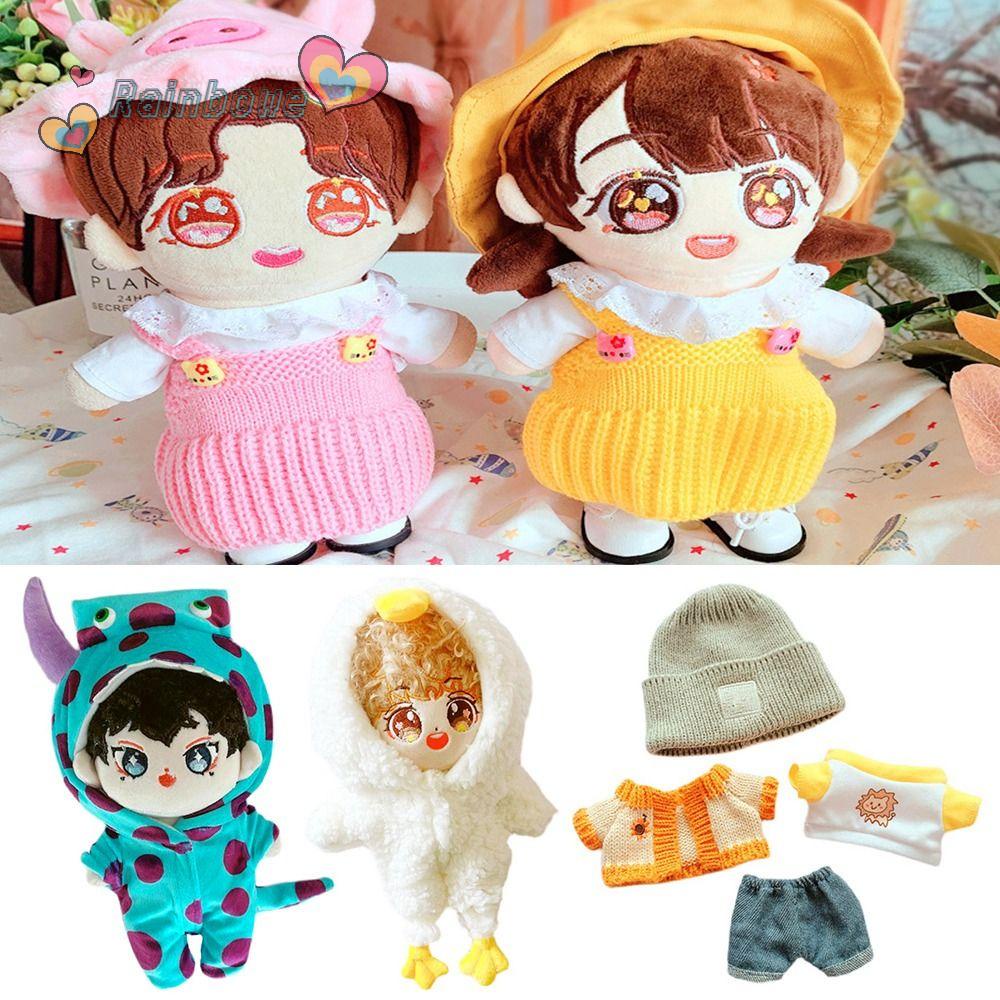 Set 6 Búp Bê Em Bé 20cm Bằng Vải Cotton