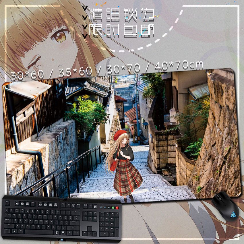 The Angel Next Door Spoils Me Rotten Shiina Mahiru Mouse pad desk mat