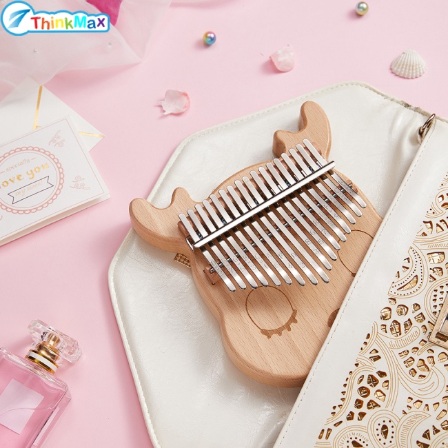 Thinkmax Đàn Kalimba 17 Phím Trong Suốt Bằng Acrylic