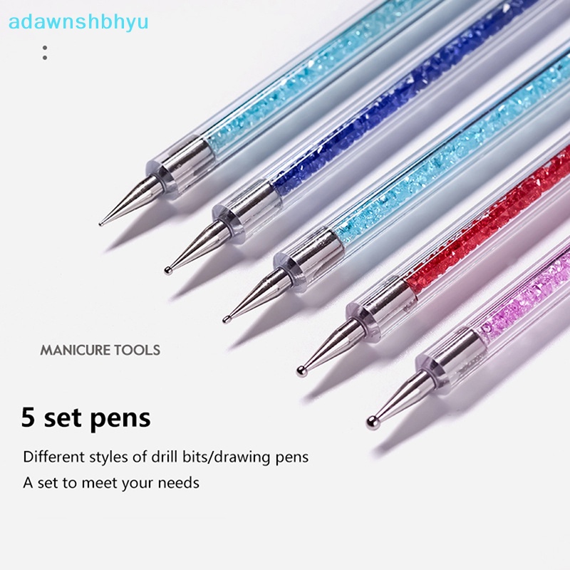 Set 5 Cọ Vẽ Trang Trí Móng Tay Nghệ Thuật Chuyên Dụng