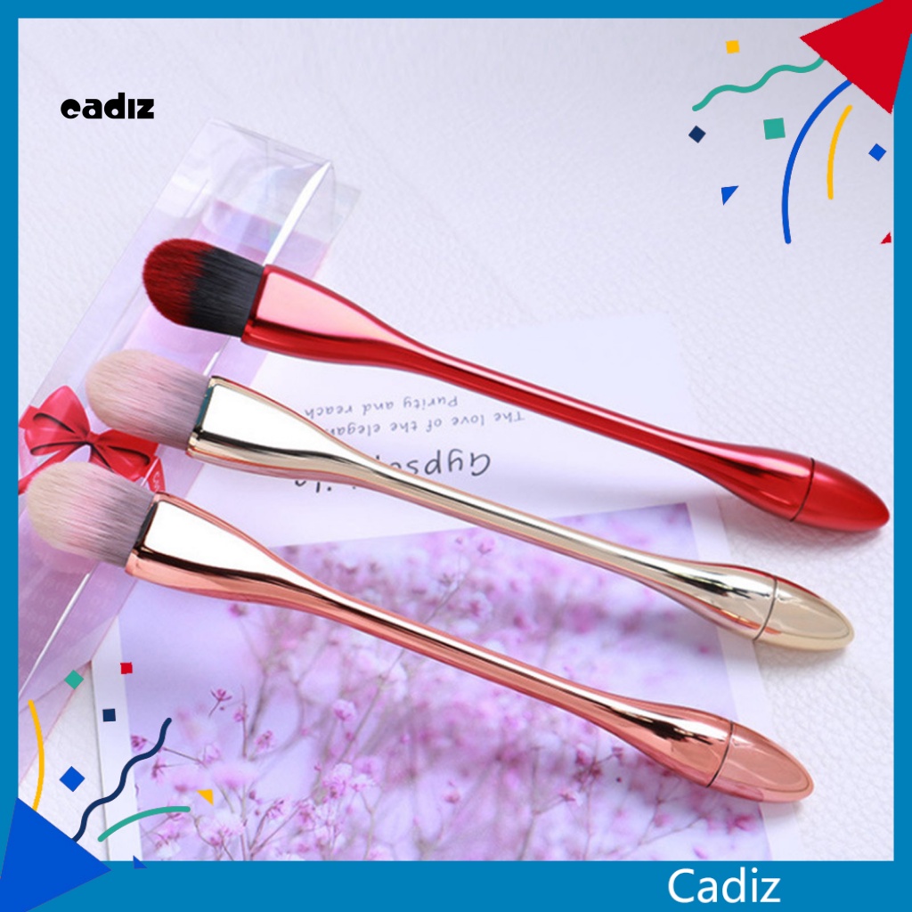 Cọ Trang Điểm Mạ Điện Mềm Mại Thiết Kế Di Động Tiện Dụng