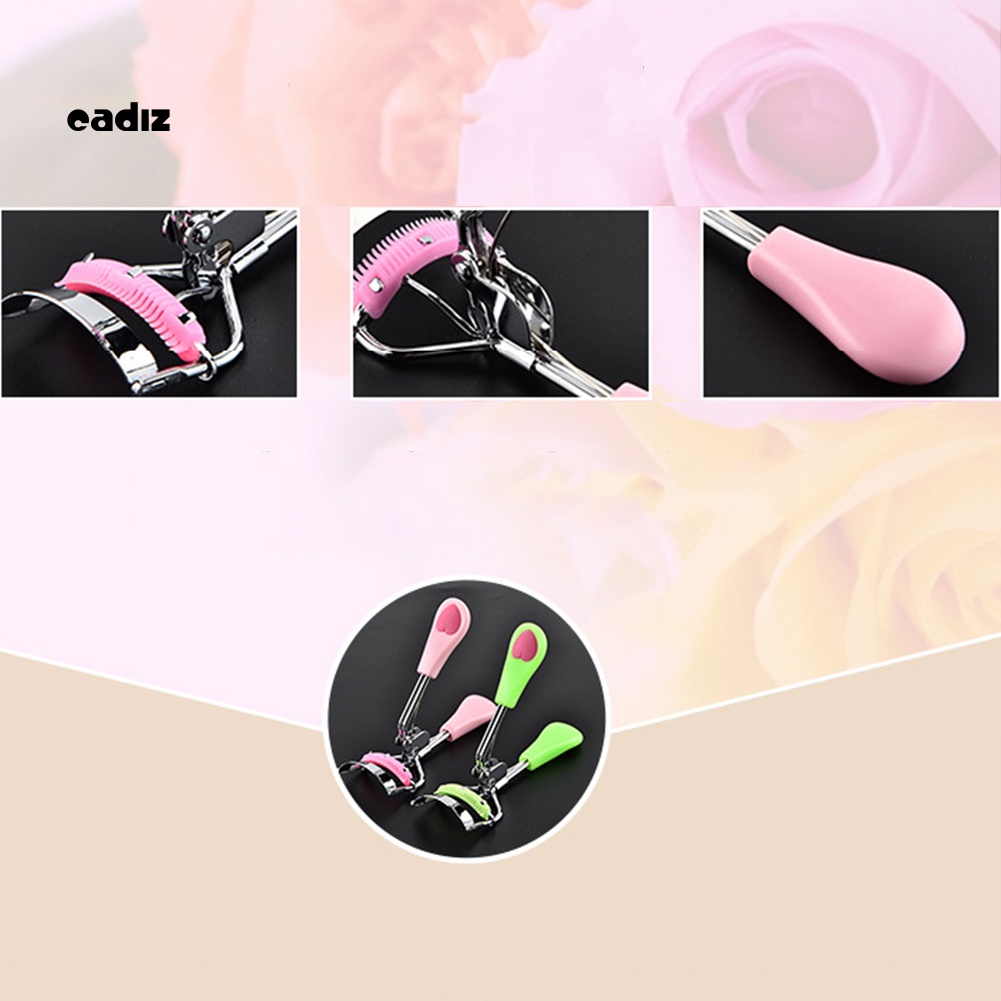 Lược Chải Mi Cong Góc Rộng Bằng Thép Carbon Trang Điểm Cho Nữ