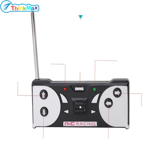 Thinkmax Mô Hình Xe Hơi Đua Điều Khiển Từ Xa 2.4g Mini 1: 64