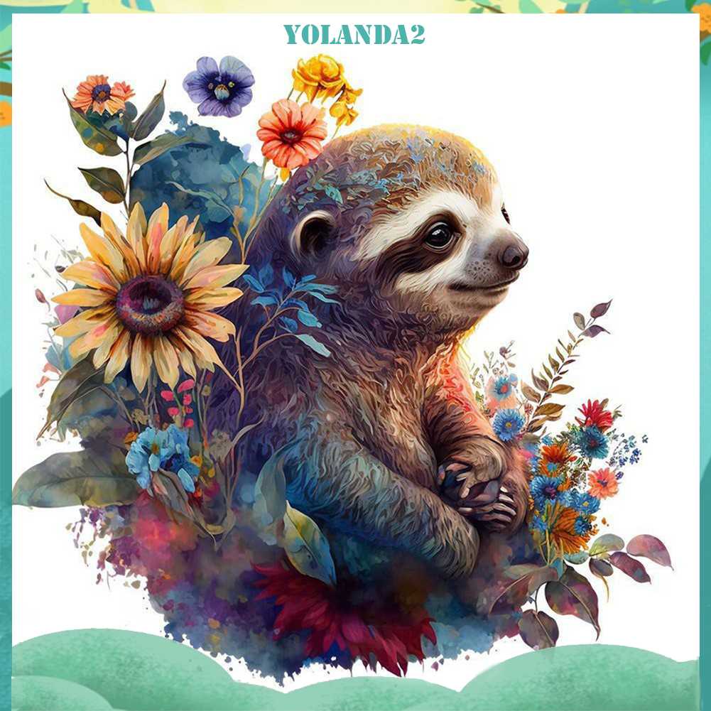 Tranh Đính Đá Kim Cương Toàn Bộ 5D DIY Hình Vẽ Con Lười