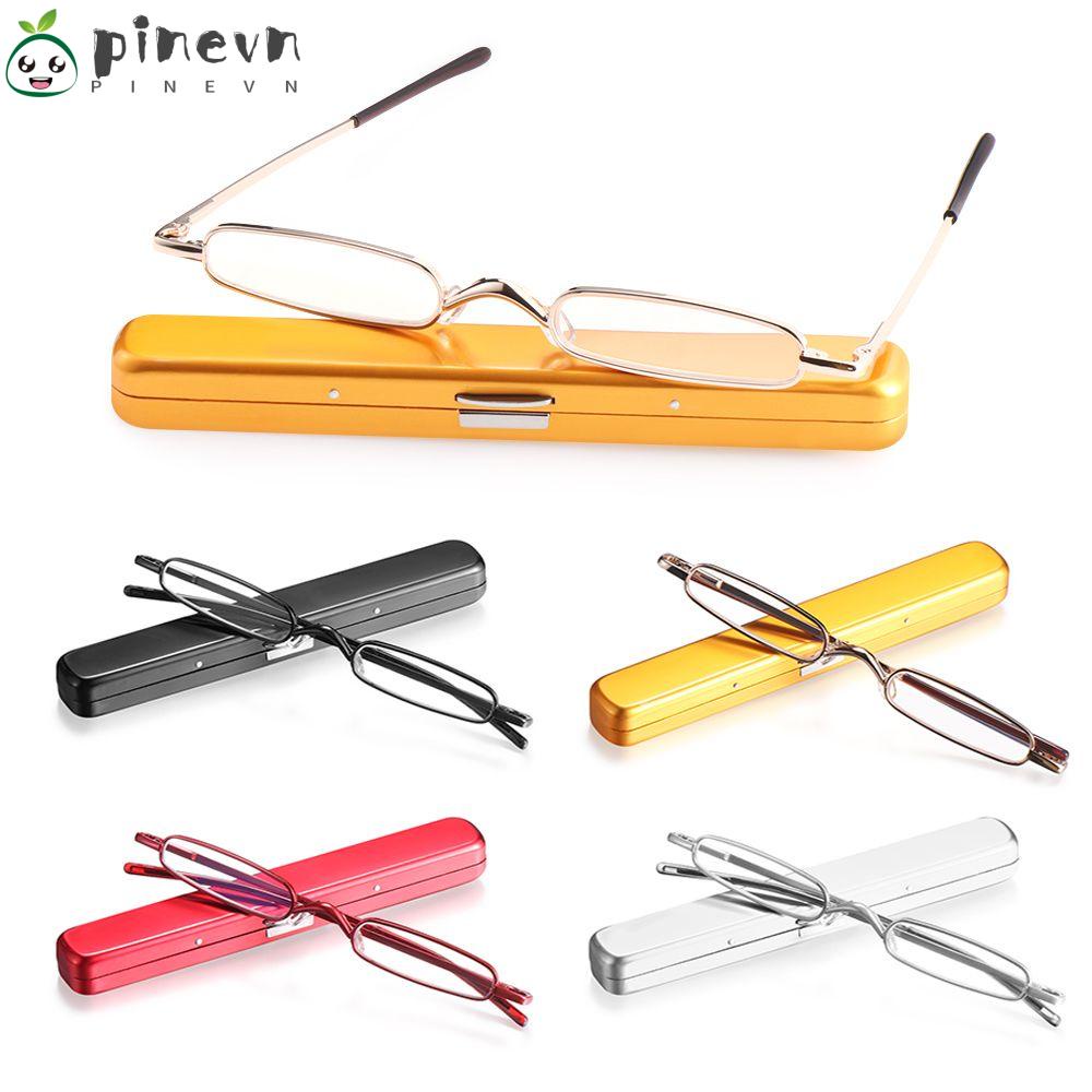 Kính Đọc Sách Mini Gọng Kim Loại 1.0~4.0 Chống Ánh Sáng Xanh