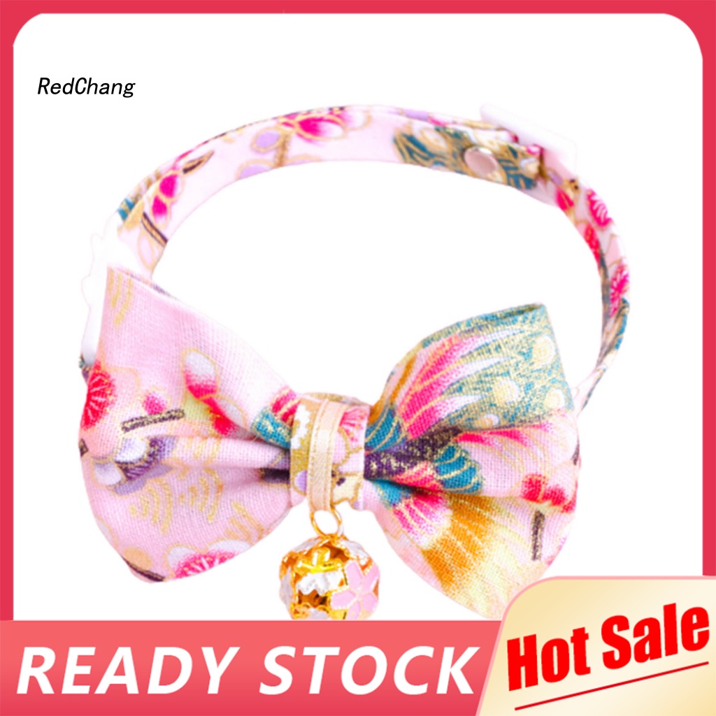 Rc ~ Vòng Cổ Thắt Nơ Có Thể Điều Chỉnh Phong Cách Nhật Bản Cho Thú Cưng Trong Ngày Lễ Tình Nhân