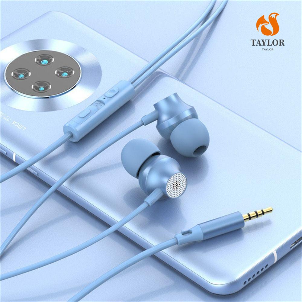 Tai Nghe Thể Thao Âm Thanh Siêu Trầm Jack Cắm 3.5MM TAYLOR1 Dùng Cho Máy Tính