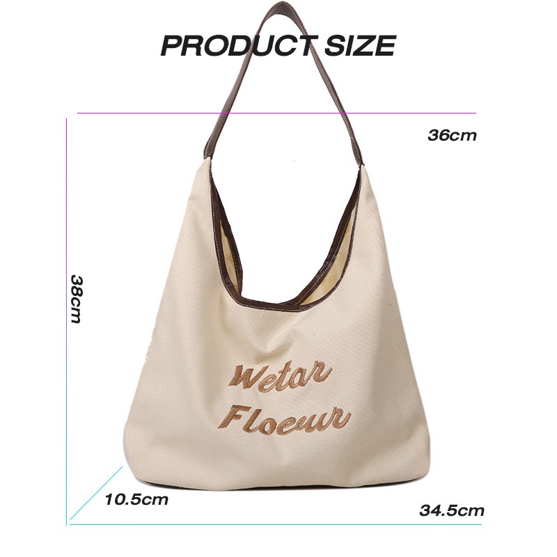 Arctic HunterTúi Xách canvas Cỡ Lớn In Họa Tiết Thời Trang Cho Nữ