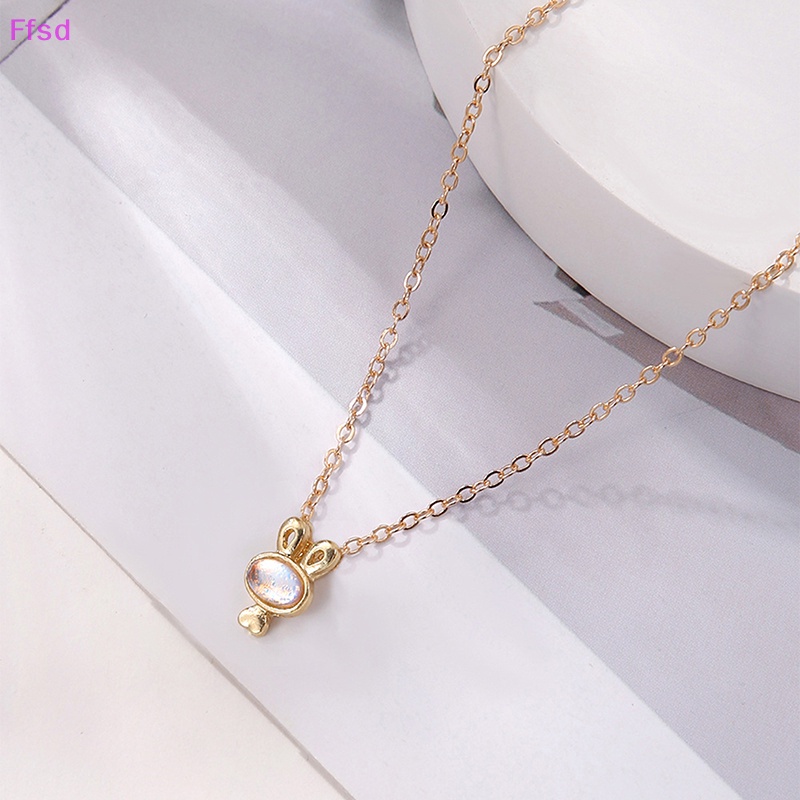 {Ffsd} Vòng Cổ Tua Rua Một Lớp Đơn Giản Hình Thỏ Vàng Thời Trang Âu Mỹ Cá Tính Dành Cho Nữ Làm Quà Tặng * Bán Chạy